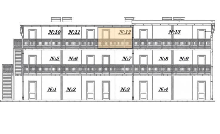 размещение двенадцатого номера базы отдыха 62 Штормовое
