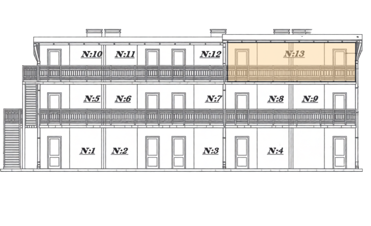 размещение тринадцатого номера базы отдыха 62 Штормовое