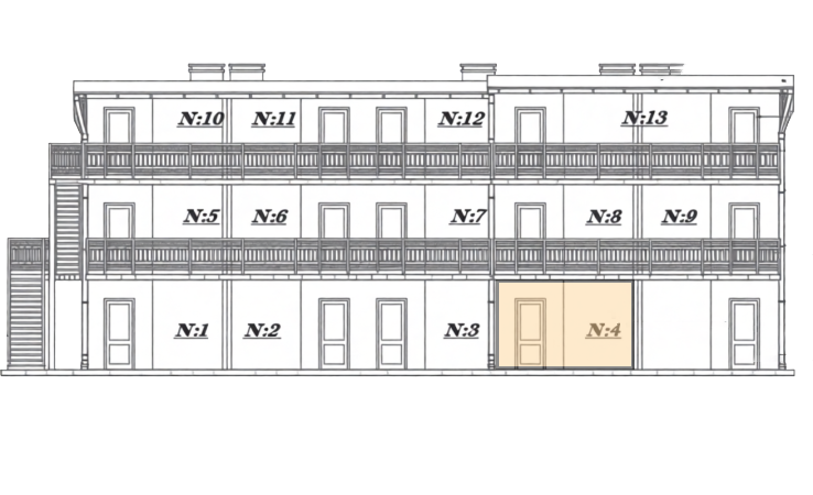 размещение четвертого номера базы отдыха 62 Штормовое