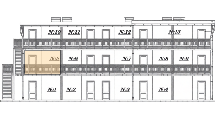 размещение пятого номера базы отдыха 62 Штормовое